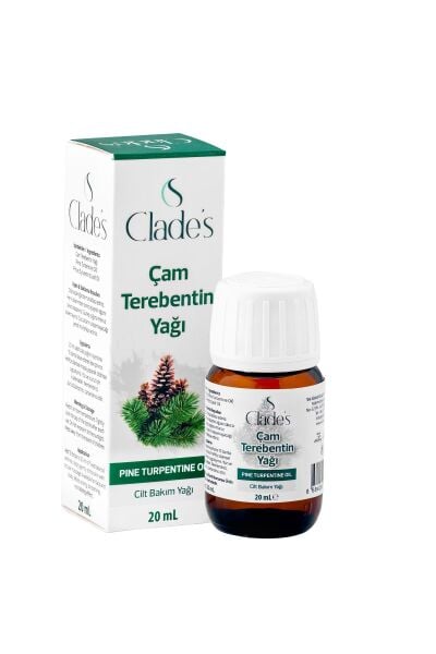 Clade's Çam Terebentin Yağı 20 ml - Cilt Bakım Yağı Pine Turpentine Oil