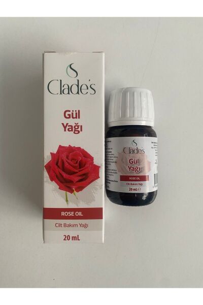 Clade's Gül Yağı 20 ml - Cilt Bakım Yağı Rose Oil