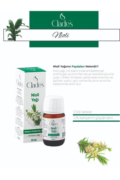 Clade's Nioli Yağı 20 ml - Cilt Bakım Yağı Nioli Oil