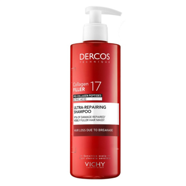 Vichy Dercos Collagen 17 Filler Şampuan 400ml Tüm Saç Tipleri İçin