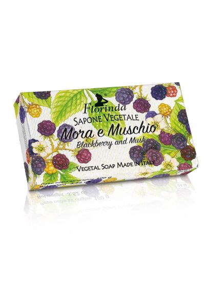 Florinda Bitkisel El Ve Vücut Sabunu Böğürtlen ve Misk Aromalı 100 G