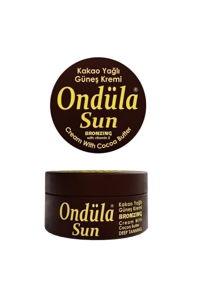 Ondüla Sun Kakao Yağlı Yoğun Bronzlaştırıcı Güneş Kremi 100 ml