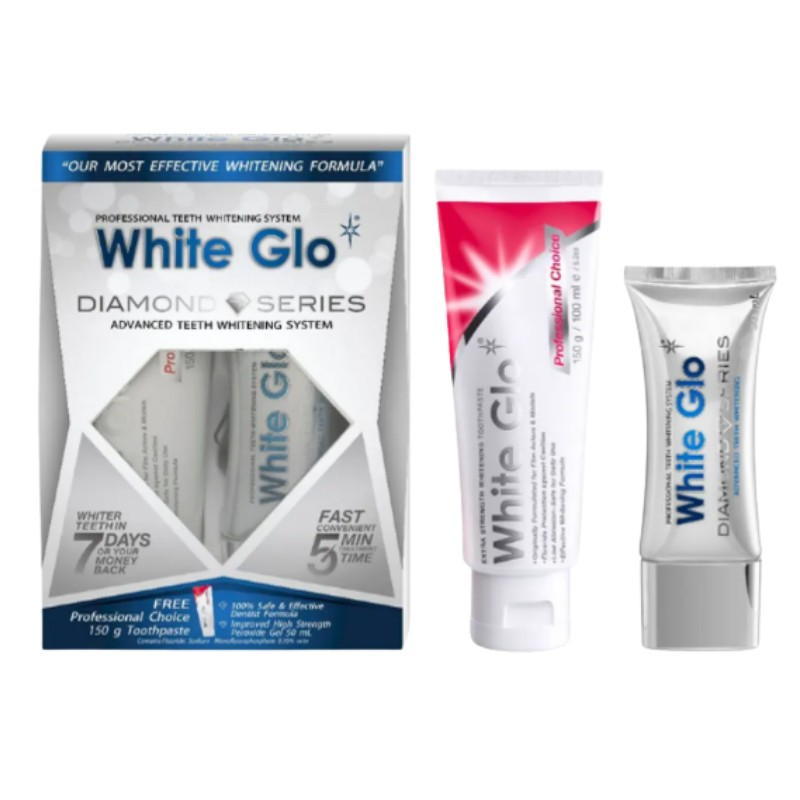 White Glo Profesyonel Diş Beyazlatma Ve Bakım Seti