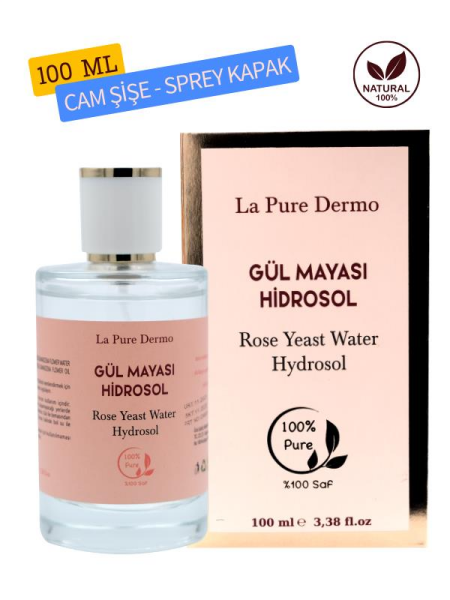 La Pure Dermo Gül Mayası Hidrosol Gözenek Sıkılaştırıcı Aydınlatıcı Yüz Tonik 100ml