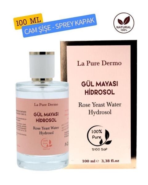 La Pure Dermo Gül Mayası Hidrosol Gözenek Sıkılaştırıcı Aydınlatıcı Yüz Tonik 100ml
