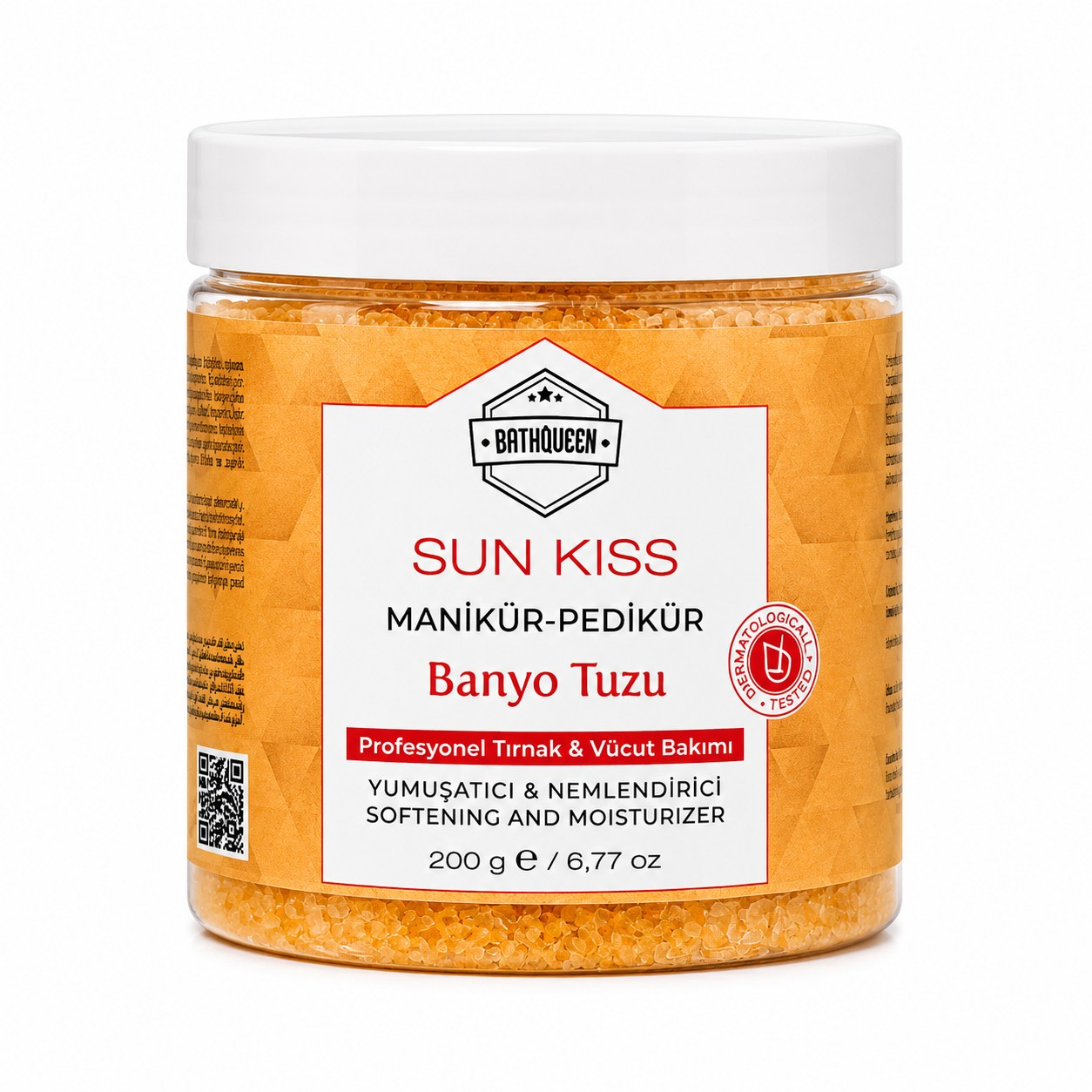 Bathqueen Sun Kıss Manikür Pedikür Banyo Tuzu 200gr (EPSOM SALT)