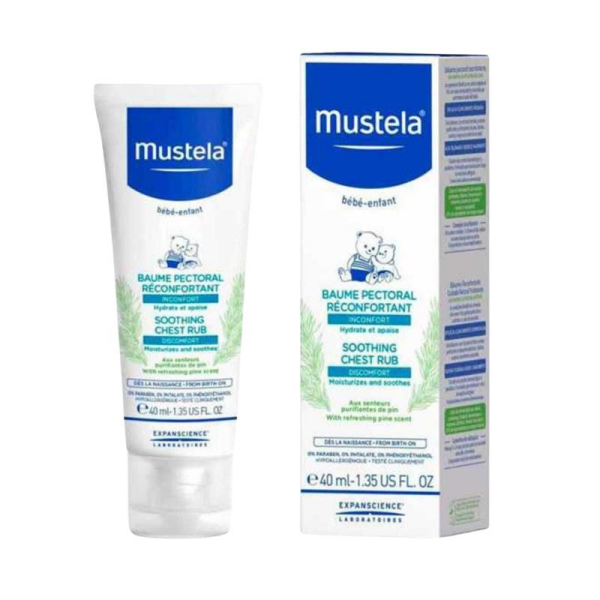 Mustela Göğüs Balsamı Soothing Chest Rub 40ml