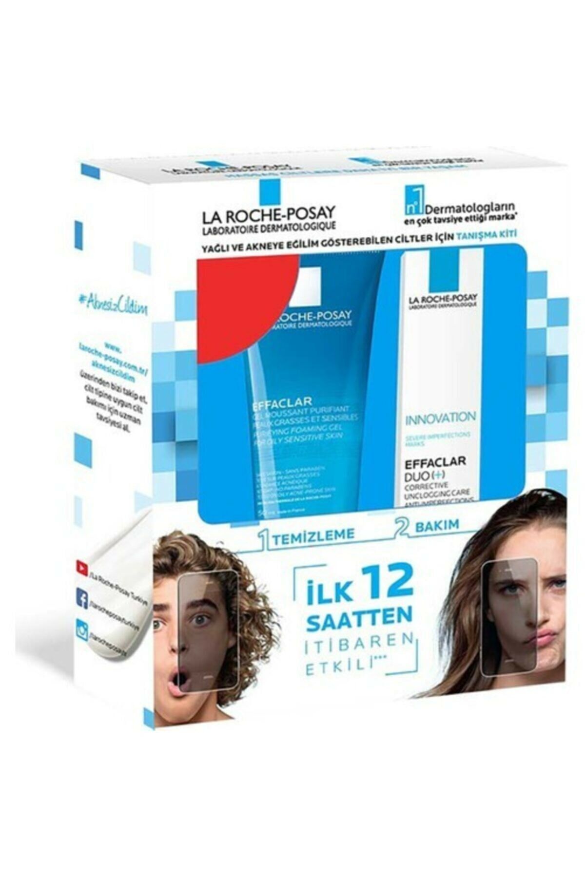La Roche-posay Effaclar Duo 15ml Ve Effaclar Gel 50ml Kofre