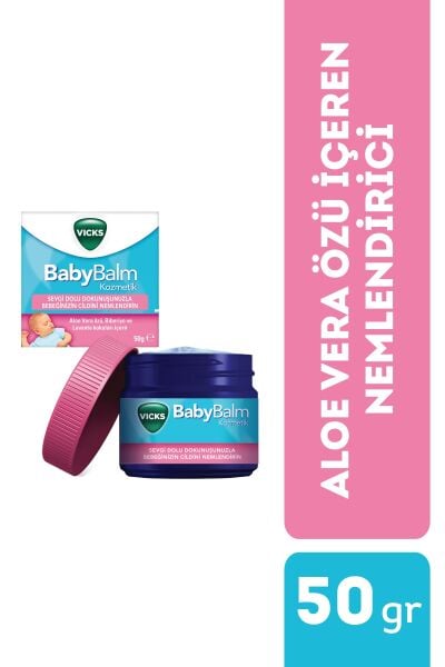 Vicks Babybalm Nemlendirici Bebek Kremi 50 gr