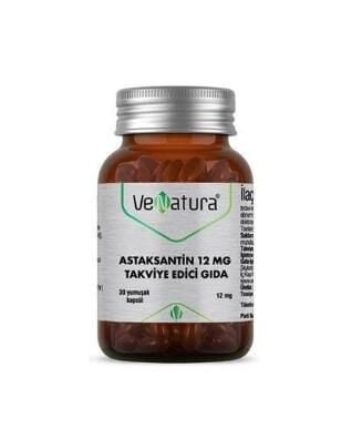 Venatura Astaksantin 12 Mg 30 Yumuşak Kapsül