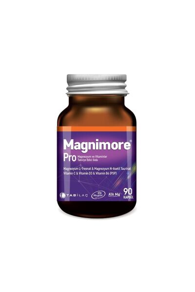 Marnimore Pro Magnezyum Ve Vitaminler Takviye Edici Gıda 90 Kapsül