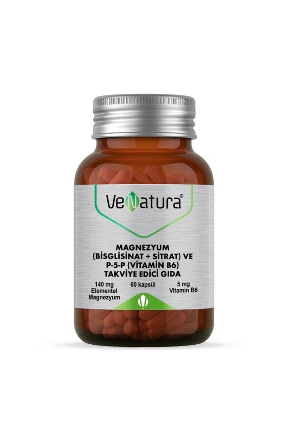 Venatura Magnezyum Bisglisinat+Sitrat+p5p+b6 60 Kapsül