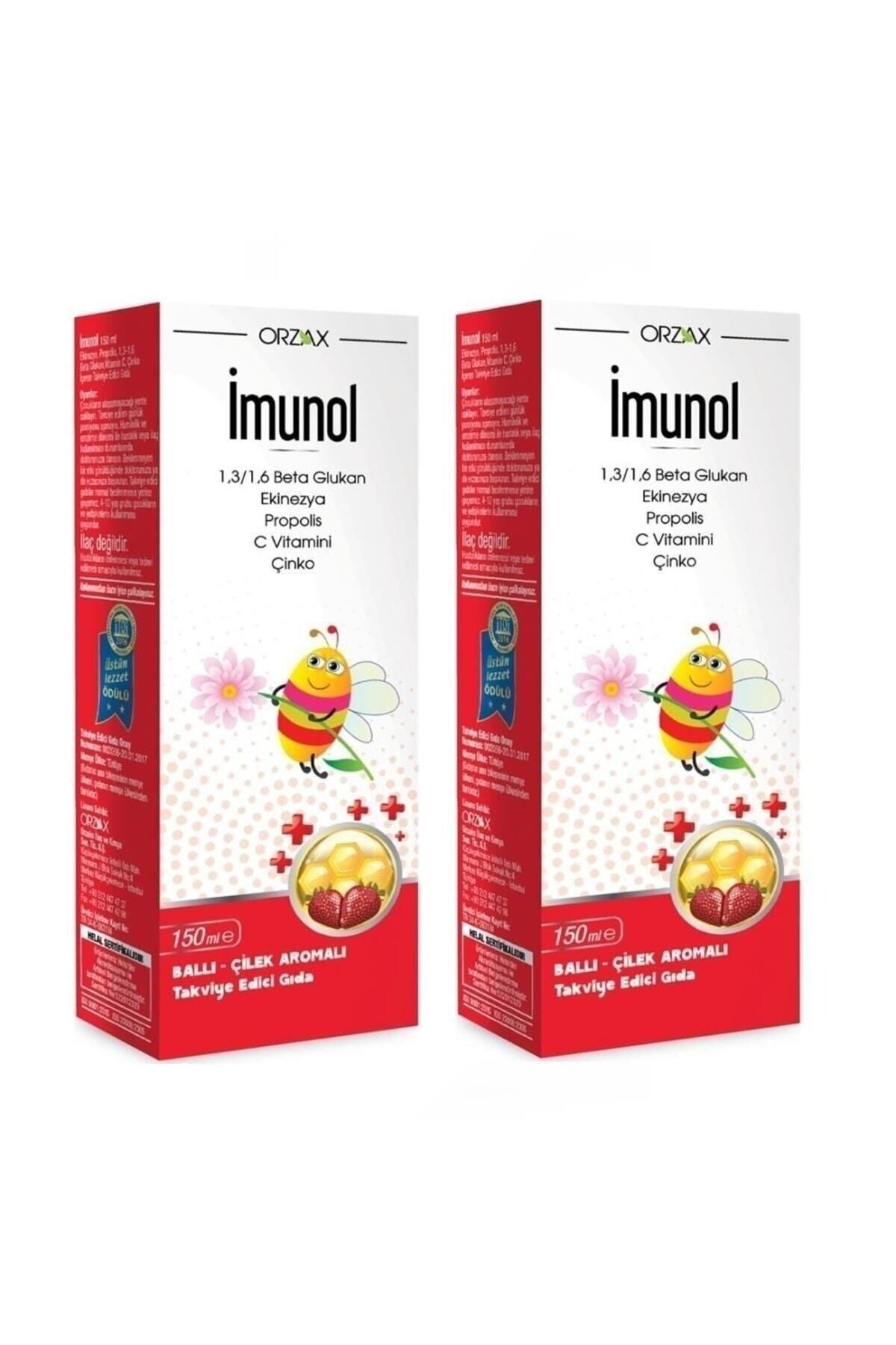 Orzax İmunol 150 ml Şurup * 2 Adet
