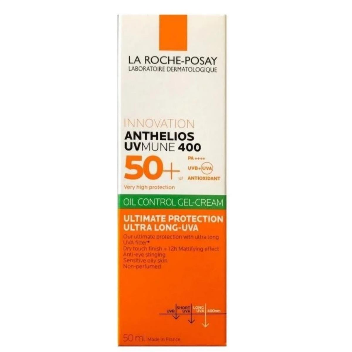 La Roche Posay Anthelios Uvmune 400 Oil Control Gel-cream Spf50+ Güneş Kremi 50ml