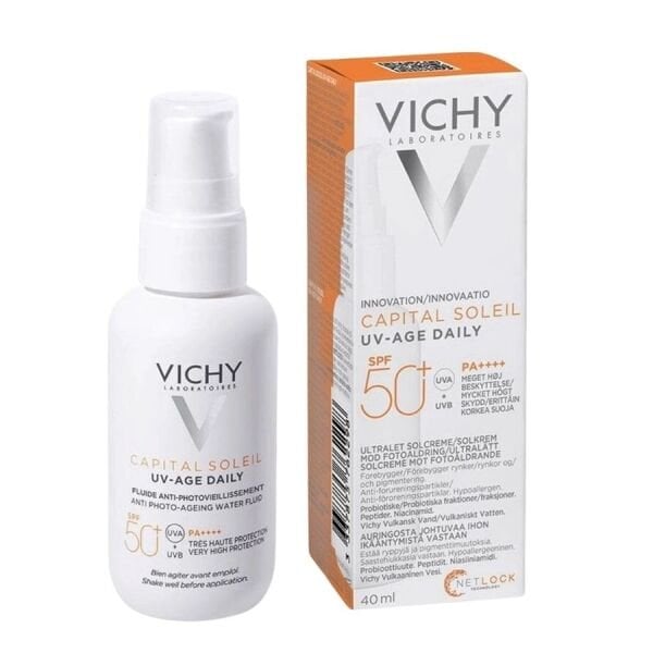 Vichy Capital Soleil Uv Age Daily Spf50 Foto Yaşlanma Karşıtı Güneş Kremi 40ml
