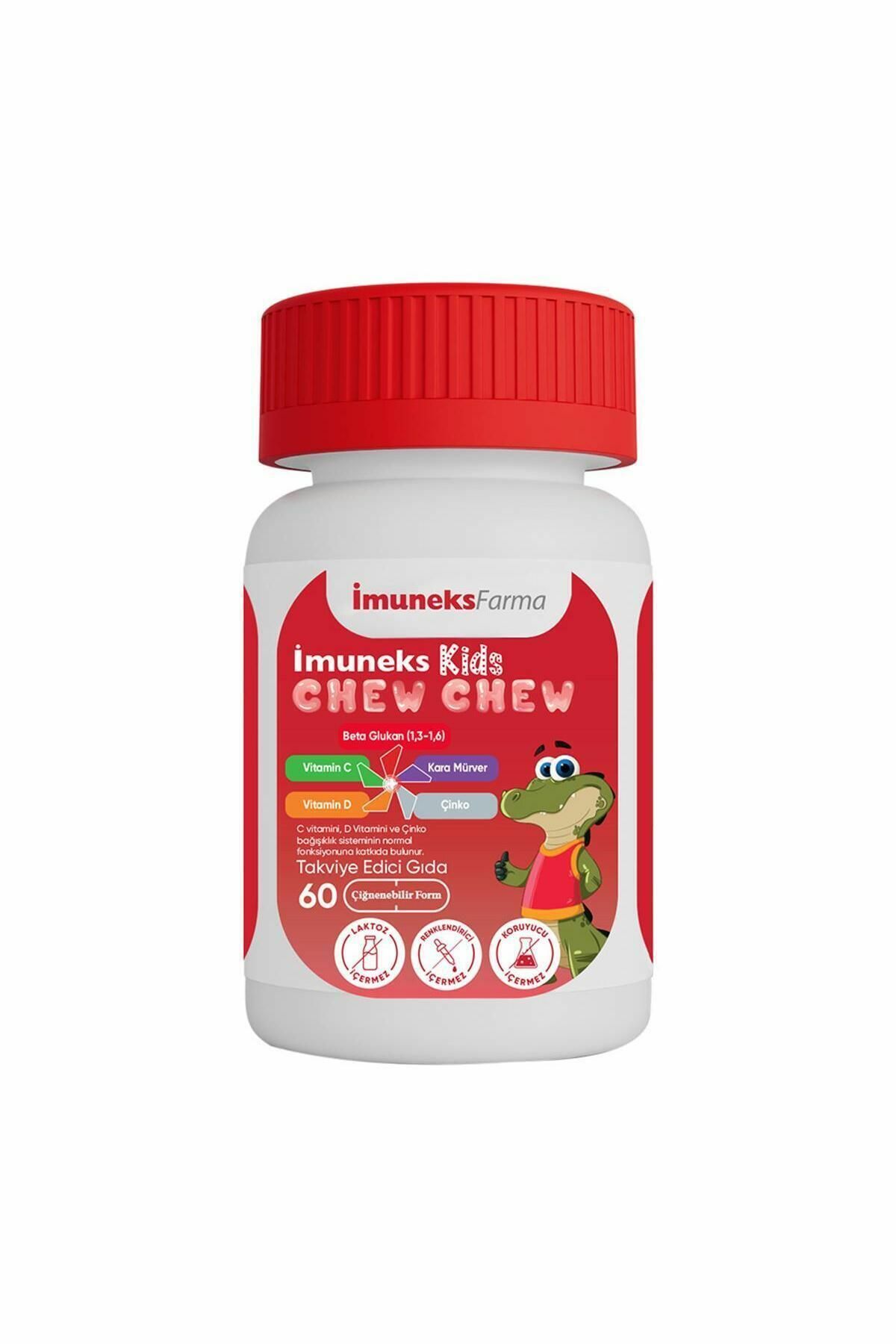 Imuneks Kids Chew Chew 60 Çiğnenebilir Form