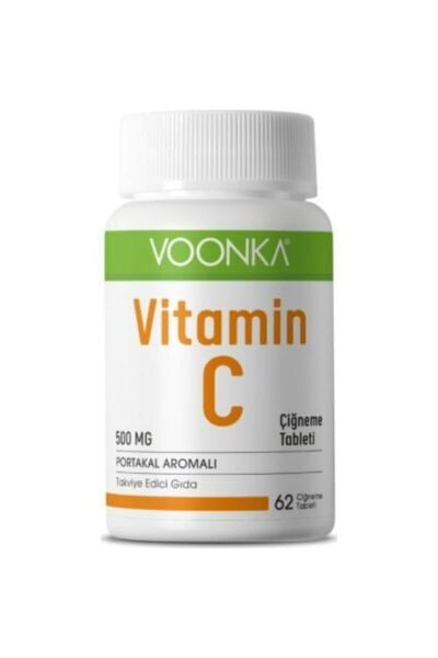 Voonka Vitamin C 500 Mg 62 Çiğneme Tableti