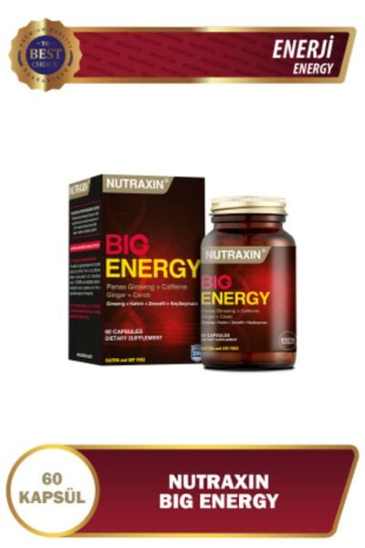 Nutraxin Big Energy Vitamin Takviyesi 60 Tablet
