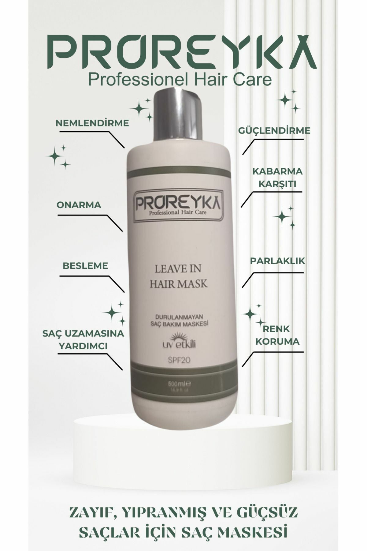 PROREYKA Leave in Hair Maske 500 ml