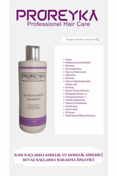 PROREYKA Silver Pigment Şampuan 500 ml