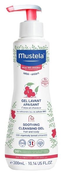 Mustela Çok Hassas Ciltler Için Jel Şampuan 300 ml
