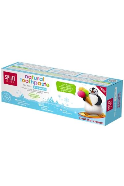 Splat Meyveli Dondurma Tadında 2-6 Yaş Çocuk Diş Macunu 50 Ml